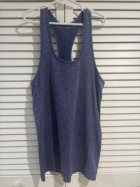 Under Armour Heathered Blue Racerback Tank Top